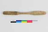 Brosse à dents. Vue de face