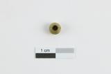 Grain de chapelet. Vue du trou d'enfilage