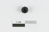 Grain de chapelet. Vue du trou d'enfilage