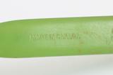 Brosse à dents. Détail de l'inscription «Made in Canada»