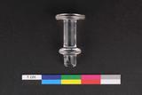 Tête de piston de seringue. Vue latérale