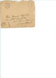 Document (Lettre de sir John Joseph Caldwell Abbott à Maude Ogilvy, 19 octobre 1891). Première page.