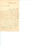 Document (Lettre de sir John Joseph Caldwell Abbott à Maude Ogilvy, 19 octobre 1891). Deuxième page.