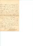 Document (Lettre de sir John Joseph Caldwell Abbott à Maude Ogilvy, 19 octobre 1891). Troisième page.