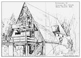 Chalet de ski Viking. Plan expansion par architecte F David Mathis - 1977
