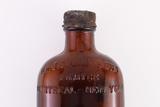 Détail du haut de la bouteille à sirop