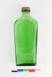 Bouteille à gin. Face