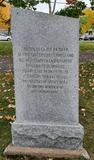 Plaque du monument d'Agnès Parent-Robillard