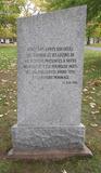Plaque du monument d'Agnès Parent-Robillard