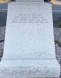 Monument en hommage aux pionniers des Cantons de Jersey, de Linière et de Marlow, Vue de détail