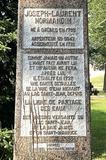 Plaque du monument de Joseph-Laurent Normandin