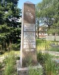 Plaque du monument de Joseph-Laurent Normandin