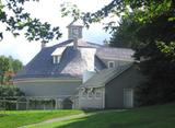 Grange circulaire Damase-Amédée-Dufresne. Vue arrière
