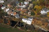 Moulin Légaré. Vue aérienne