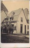 Maison François-Jacquet-Dit-Langevin. Quartier Vieux-Québec - Rue Saint-Louis angle des Jardins - Vue rapprochée de la résidence du numéro 34, 11 octobre 1872, L. P. Vallée