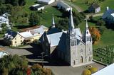 Église de Saint-Charles-des-Grondines. Vue aérienne