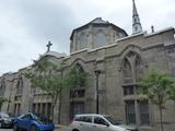 Ensemble d'immeubles patrimoniaux de Saint-Pierre-Apôtre. Vue d'angle sacristie
