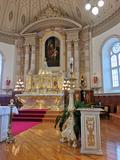 Église de La Présentation-de-la-Sainte-Vierge. Vue rapprochée du choeur