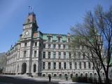 Ancien palais de justice de Québec. Vue d'angle