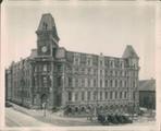 Ancien palais de justice de Québec. Quartier Vieux-Québec - Rue Saint-Louis angle du Trésor - Palais de justice - Vue éloignée, 20 novembre 1929, T. Lebel