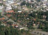 Site patrimonial du Village-Minier-de-Bourlamaque. Vue aérienne