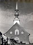 Église de Saint-Jean-Port-Joli. Façade de l'église construite en 1815 (le reste de l'édifice date de 1779)