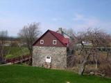 Moulin à eau de L'Isle-aux-Coudres. Vue latérale