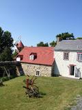 Moulin à eau de L'Isle-aux-Coudres. Vue arrière