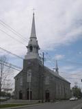 Église et sacristie de Saint-Éphrem-de-Beauce. Vue avant