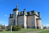 Ancien palais de justice de Kamouraska. Vue d'angle