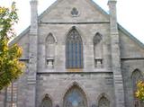 Ancienne église de Saint-Joseph. Détail. Vue avant