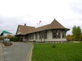 Ancienne gare de Sainte-Agathe-des-Monts. Vue avant