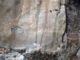 Site archéologique rupestre de Pepeshapissinikan. Vue avant
