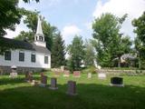 Ensemble religieux de Saint-Paul-d'Abbotsford. Cimetière et église Abbotsford United Church