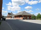 Gare du CN de Sherbrooke. Vue d'angle