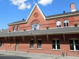 Gare du CN de Sherbrooke. Vue d'angle