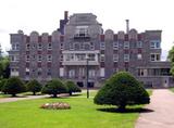 Hôpital Sainte-Anne-de-Beaupré (démoli). Vue avant