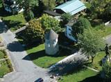 Moulin à vent de Verchères. Vue aérienne