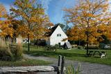 Site patrimonial de Charlesbourg. Vue vers le moulin des Jésuites