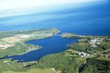 Site archéologique de la Métabetchouane. Vue aérienne