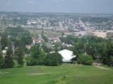 Site patrimonial des Maisons-Ouvrières-de-la-Papeterie-de-Port-Alfred. Vue d'ensemble