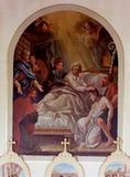 Peinture (Saint Augustin guérissant un malade)