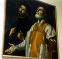 Peinture (Saint Philippe de Néri et saint François Xavier)