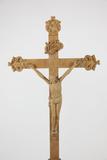 Crucifix d'autel. Vue de détail