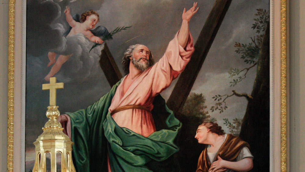 Peinture Le Martyre de saint Andr R pertoire du Peinture Le Martyre de saint Andr R pertoire du