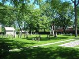 Cimetière de l'Hôpital général de Québec. Vue d'ensemble