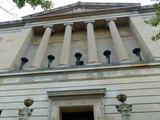 Temple maçonnique de Montréal. Détail de la façade