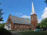 Église Bishop Stewart of the Holy Trinity. Vue d'angle