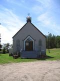 Ancienne église anglicane de Forestville. Vue avant