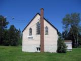 Ancienne église anglicane de Forestville. Vue arrière